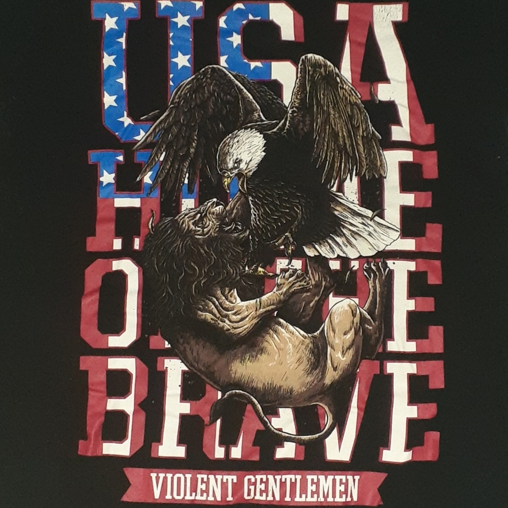 Violent Gentlemen USA Hockey Club  Shirt Gents Tee United States of America